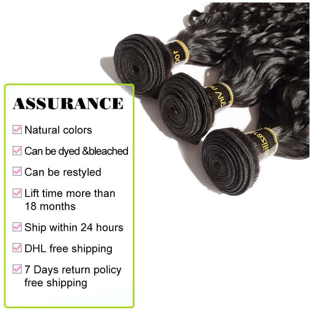 100% Human Virgin Hair Natural Wave Bundles