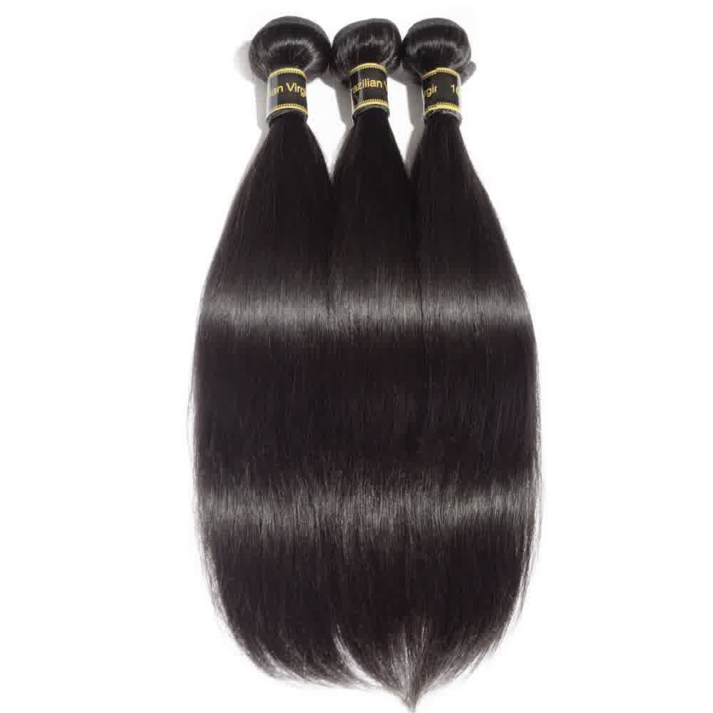 100% Human Virgin Hair Straight Bundles