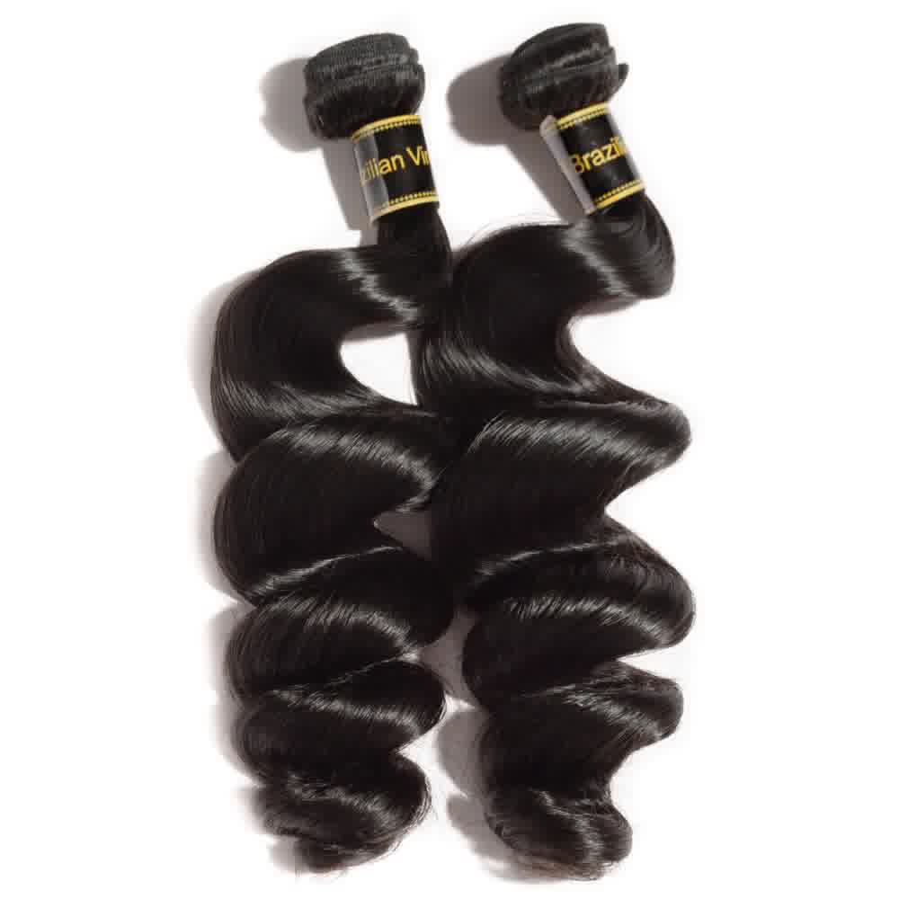 100% Human Virgin Hair Loose Wave Bundles