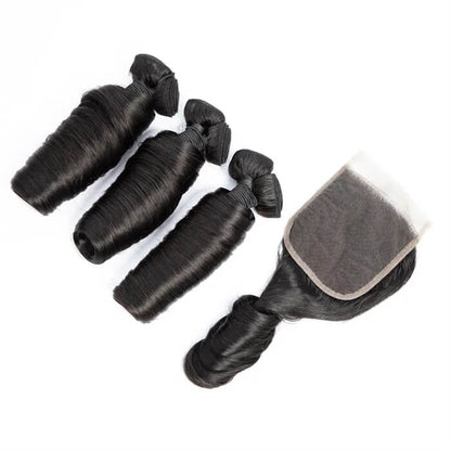 Vietnamese Hair Double Drawn Spring Curly Bundles - IS12