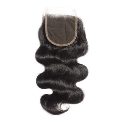 Human Hair 4x4 Body Wave Closure - Indian hair