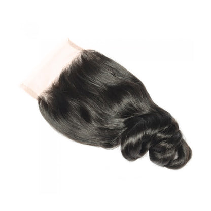 Human Hair 4x4 Loose Wave Closure