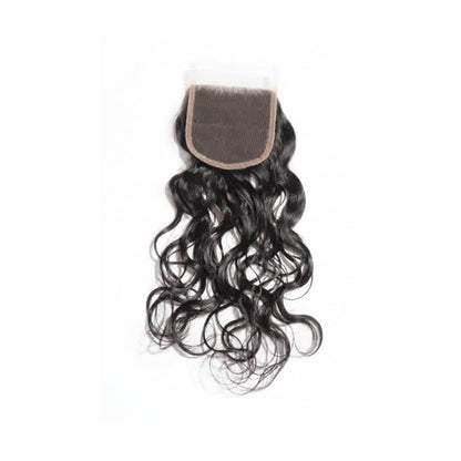 Human Hair 4x4 Natural Wave Closure