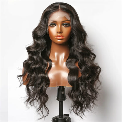 Human Hair 4x4 Lace Closure Body Wave Wig - MH
