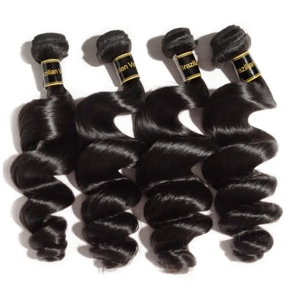 100% Human Virgin Hair Loose Wave Bundles