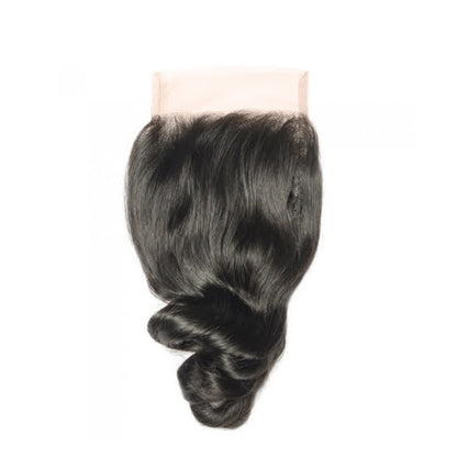 Human Hair 4x4 Loose Wave Closure