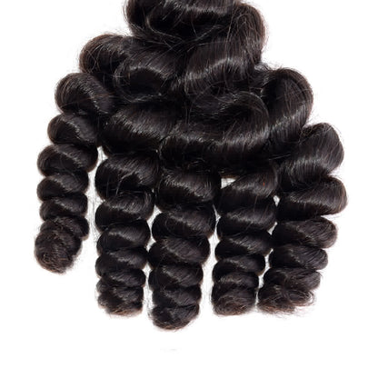 100% Human Virgin Hair Loose Curly Bundles - IS10