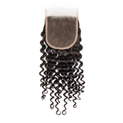 Human Hair 4x4 Curly Closure