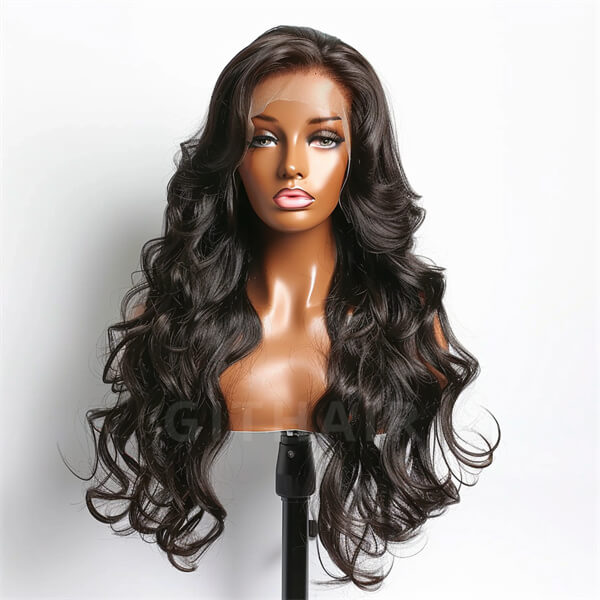Human Hair 4x4 Lace Closure Body Wave Wig - MH