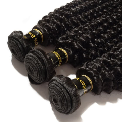 100% Human Virgin Hair Kinky Curly Bundles