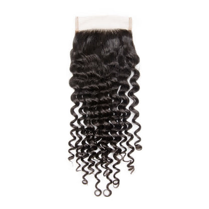 Human Hair 4x4 Curly Closure