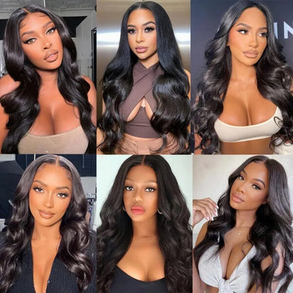 Human Hair 4x4 Lace Closure Body Wave Wig - MH