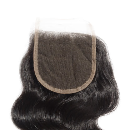 Human Hair 4x4 Body Wave Closure - Indian hair