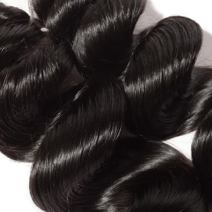 100% Human Virgin Hair Loose Wave Bundles