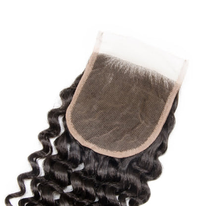 Human Hair 4x4 Curly Closure